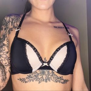 Black & Pink Bra